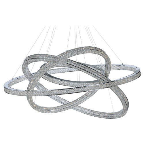 Eternity LED Polished Chrome LED Pendant by Maxim Lighting