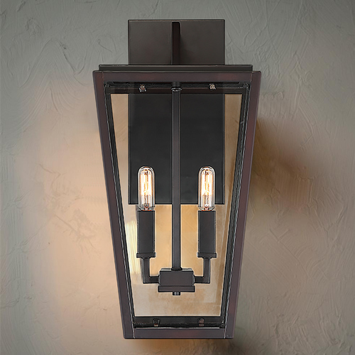 Milton 19.50-Inch Outdoor Wall Light in English Bronze by Savoy House