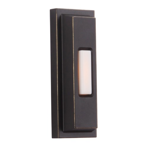 Craftmade Lighting Craftmade Lighting Concealed Mounting Aged Bronze Textured Doorbell Button PB5005-AZ