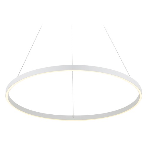 Cerchio White LED Pendant by Kuzco Lighting