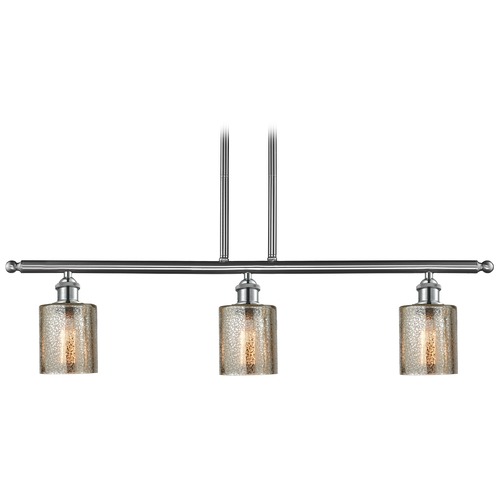 Cobbleskill Brushed Satin Nickel Island Light by Innovations Lighting