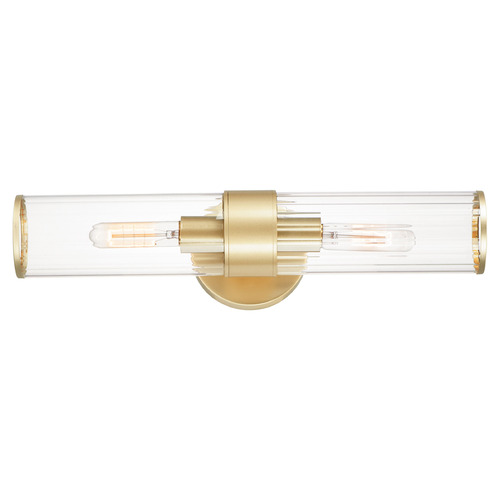 Maxim Lighting Crosby Satin Brass Vertical Bathroom Light