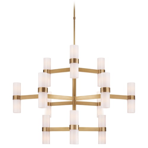 Visual Comfort Signature Collection Aerin Margita Medium Chandelier in Antique Brass by Visual Comfort Signature ARN5272HABWG