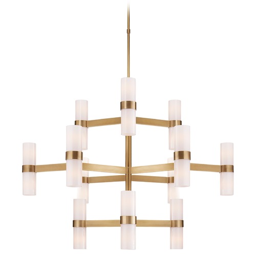 Visual Comfort Signature Collection Aerin Margita Medium Chandelier in Antique Brass by Visual Comfort Signature ARN5272HABWG