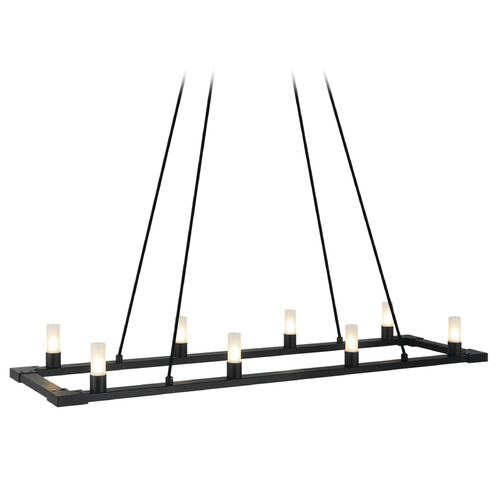 Matteo Lighting Matteo Lighting Cascadian Matte Black Island Light C75208MB