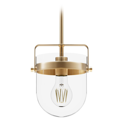 Hunter Fan Company Karloff Alturas Gold Mini-Pendant Light with Bowl / Dome Shade