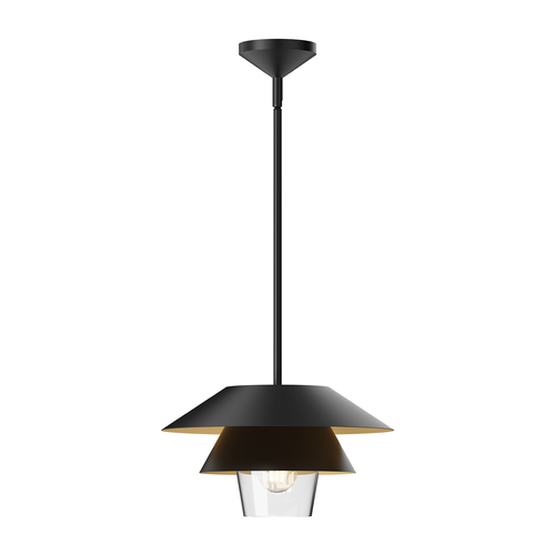 Alora Lighting Alora Lighting Tetsu Matte Black Pendant Light with Conical Shade PD475113MBCL