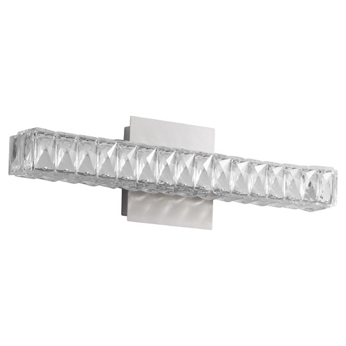 Oxygen Elan Satin Nickel LED Bathroom Light