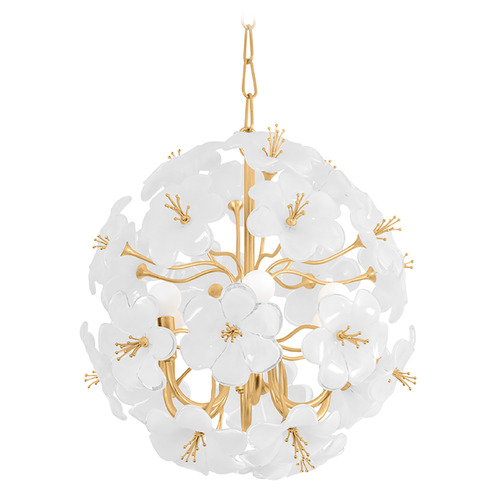 Corbett Lighting Hygea Gold Leaf LED Mini-Chandelier