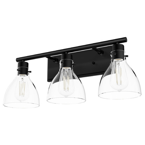 Hunter Fan Company Hunter Fan Company Van Nuys Matte Black Bathroom Light 48053