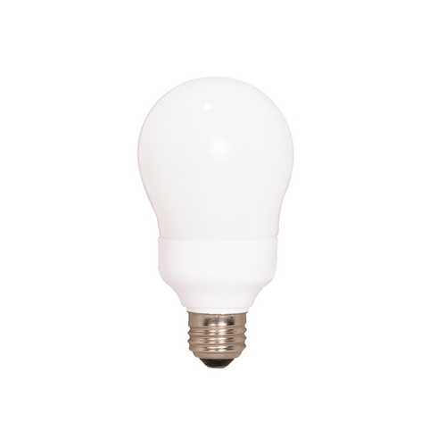 Satco Lighting A19 Compact Fluorescent Light Bulb - 15-Watts S7291