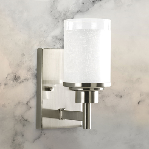 Progress Lighting Alexa Sconce in Brushed Nickel by Progress Lighting P2959-09