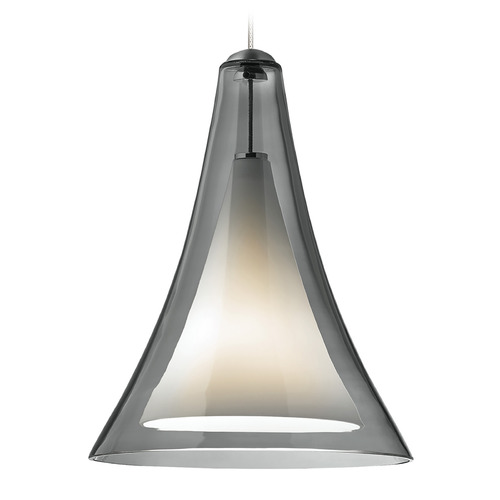 Melrose Freejack Mini Pendant in Nickel by Visual Comfort Modern