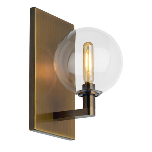 Gambit 2700K LED Wall Sconce in Aged Brass by Visual Comfort Modern