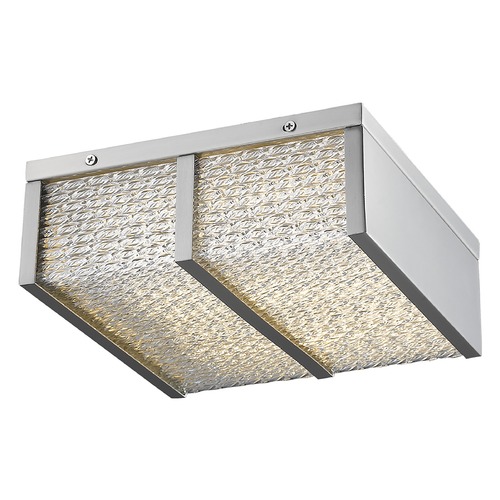 Cermack St. 9.50-Inch Brushed Nickel LED Flush Mount by Avenue Lighting