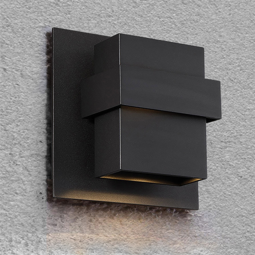 Pandora 9-Inch LED Outdoor Wall Light in Black by Modern Forms