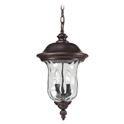 Z-Lite Z-Lite Armstrong Bronze Outdoor Hanging Light 533CHM-RBRZ