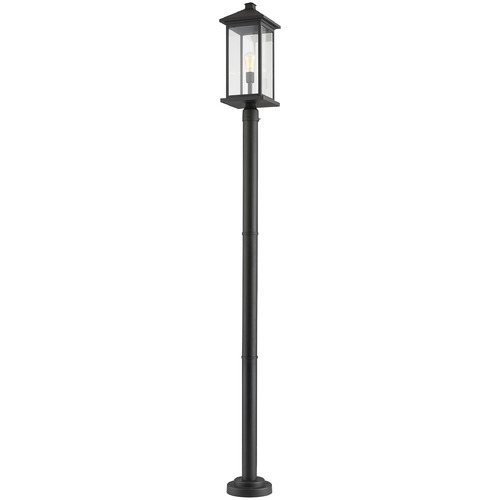 Z-Lite Portland Black Post Light by Z-Lite 531PHBXLR-567P-BK