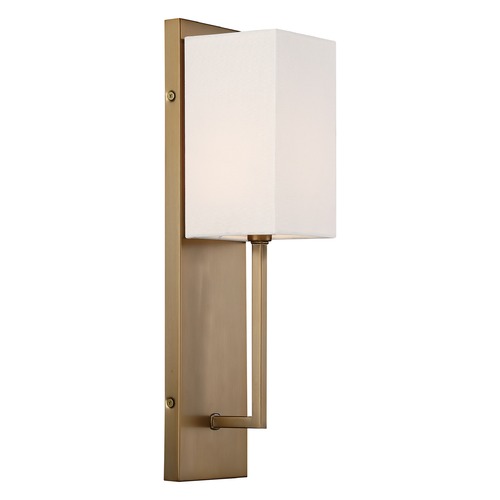 Vesey Burnished Brass Sconce by Nuvo Lighting