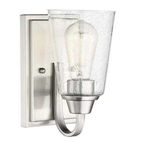 Grace Brushed Polished Nickel Sconce by Craftmade Lighting