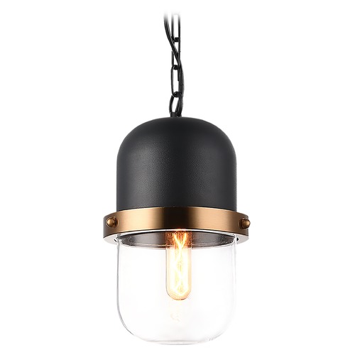 Tillie Matte Black Pendant by Matteo Lighting