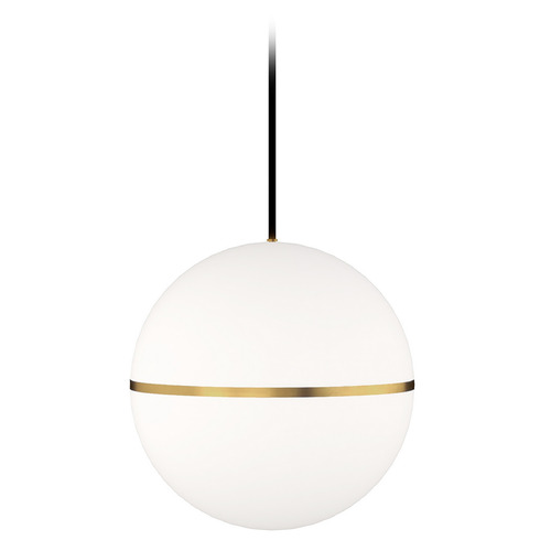 Hanea Grande LED Pendant in Brass by Visual Comfort Modern