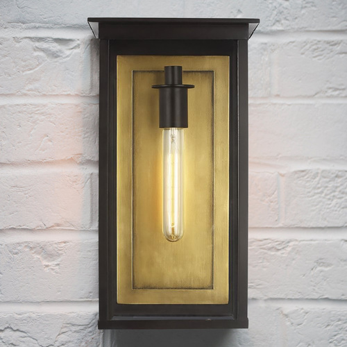 Chapman & Meyers 16.25-Inch Freeport Heritage Copper Wall Lantern by Visual Comfort Studio