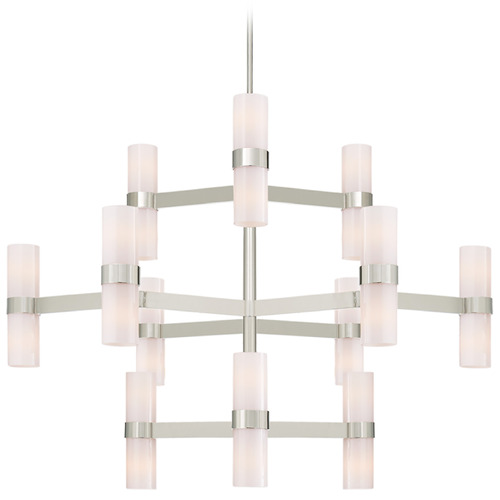 Visual Comfort Signature Collection Aerin Margita Medium Chandelier in Polished Nickel by Visual Comfort Signature ARN5272PNWG