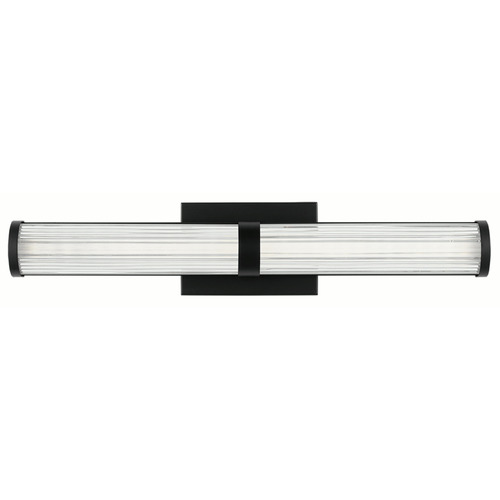 Visual Comfort Studio Collection Syden Midnight Black LED Vertical Bathroom Light