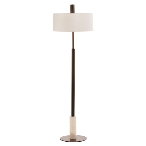 Mitchell 59.5-Inch Floor Lamp in Bronze & Alabaster by Arteriors Home