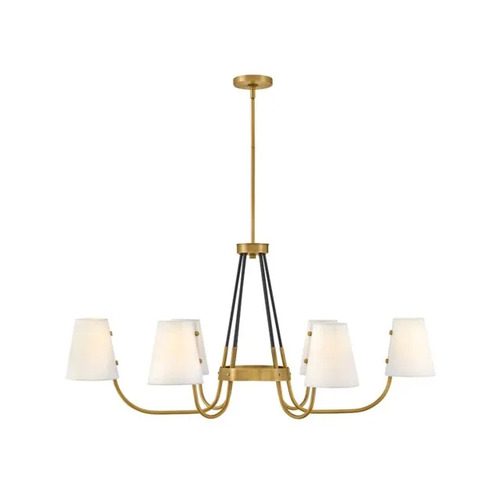 Aston Linear Chandelier in Heritage Brass by Hinkley Lighting by Hinkley Lighting