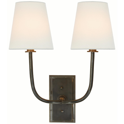 Visual Comfort Signature Collection Visual Comfort Signature Collection Thomas O'brien Hulton Bronze Sconce TOB2191BZ-L