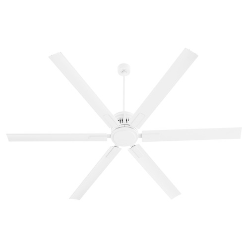 Quorum Lighting Zeus Studio White Ceiling Fan Without Light by Quorum Lighting 10806-8