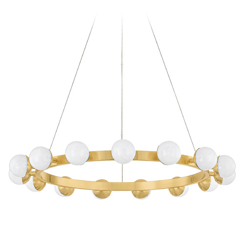 Corbett Lighting Linus Vintage Brass LED Chandelier