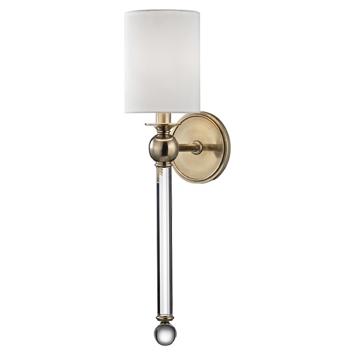 Hudson Valley Lighting Gordon Sconce in Aged Brass by Hudson Valley Lighting 6031-AGB