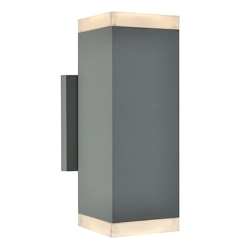 Silver 10-Inch LED Outdoor Wall Light by Avenue Lighting