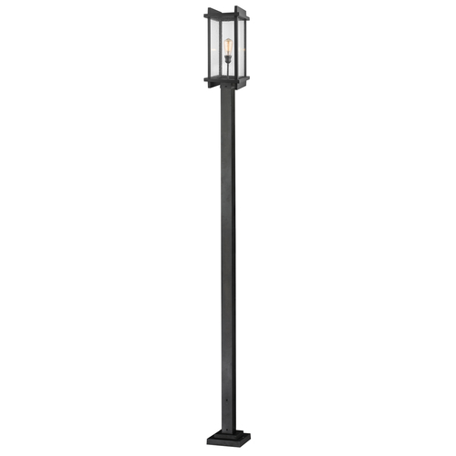 Z-Lite Fallow Black Post Light by Z-Lite 565PHBS-536P-BK