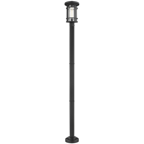 Z-Lite Jordan Black Post Light by Z-Lite 570PHB-567P-BK