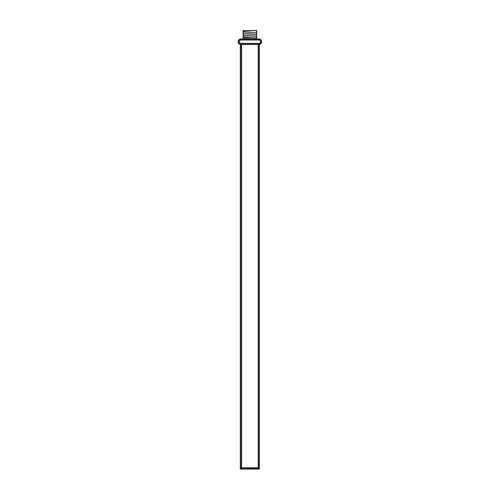 Generation Lighting 12-Inch Replacement Stem in Weathered Zinc by Generation Lighting 9199-797