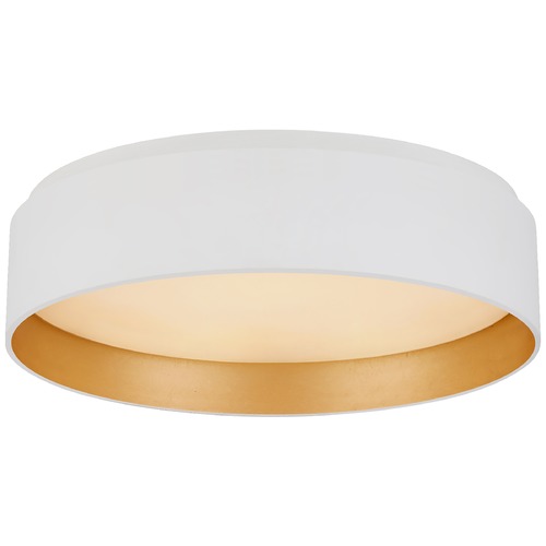 Visual Comfort Signature Collection Studio VC Shaw Small Flush Mount in Matte White by Visual Comfort Signature S4041WHT