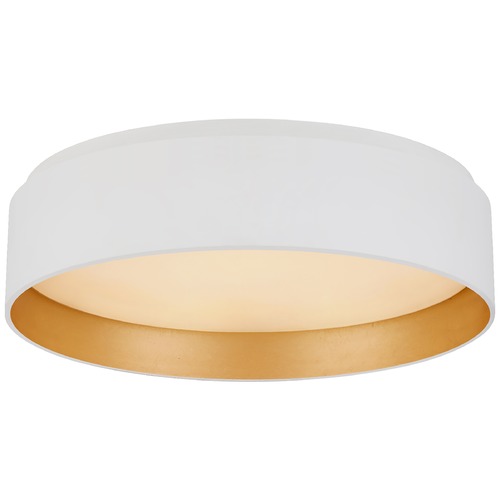 Studio VC Shaw Small Flush Mount in Matte White by Visual Comfort Signature