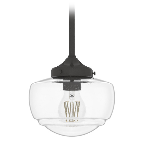 Hunter Fan Company Saddle Creek Noble Bronze Mini-Pendant Light with Mushroom Shade