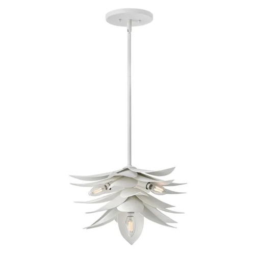 Agave Convertible Pendant in Textured Plaster by Fredrick Ramond