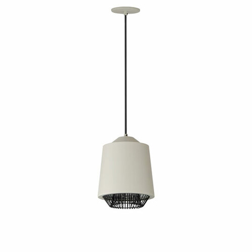 ET2 Lighting Phoenix 9-Inch LED Pendant in Grey & Black by ET2 Lighting E11390-GYBK