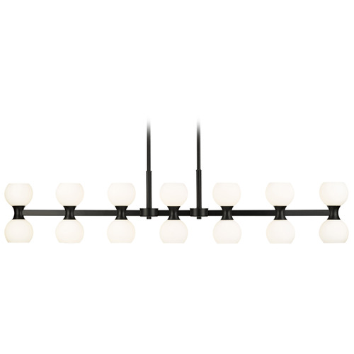 Z-Lite Artemis Matte Black Island Light