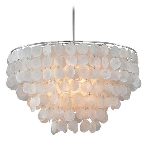 Shelby 6-Light Pendant in Polished Nickel by Capital Lighting
