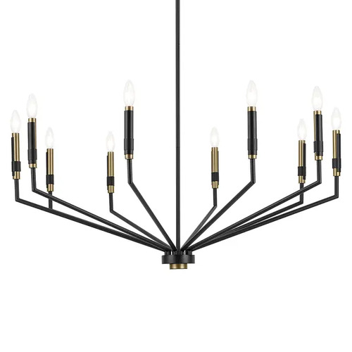 Kichler Lighting Kichler Lighting Armand Black & Bronze Chandelier 52348BK