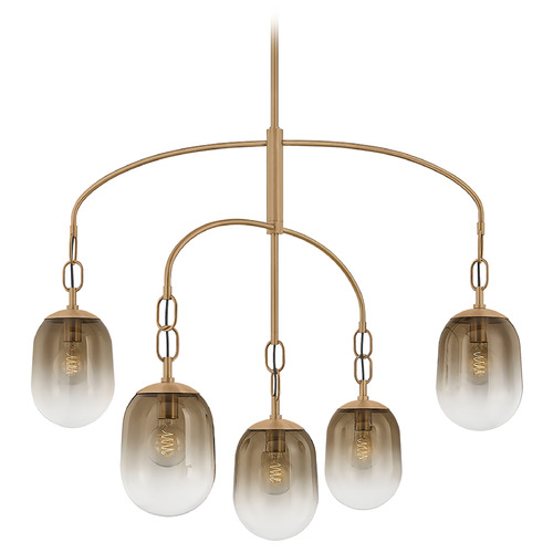 Troy Lighting Harvey Patina Brass LED Chandelier