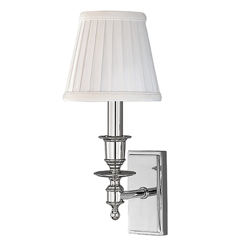 Ludlow Wall Sconce in Polished Nickel by Hudson Valley Lighting