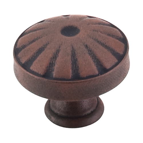 Top Knobs Hardware Cabinet Knob in Patina Rouge Finish M1222